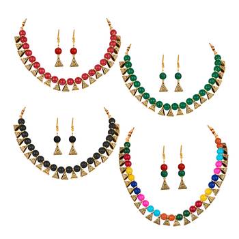 Red necklace-sets 1