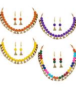 Purple necklace-sets