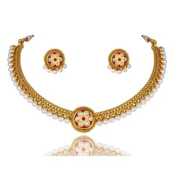 Gold necklace-sets 1