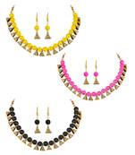 Pink necklace-sets