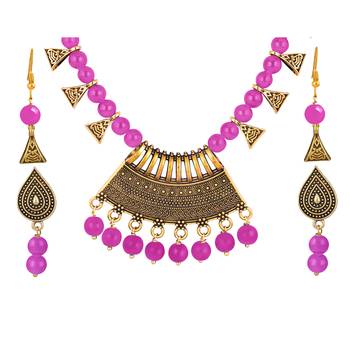 Pink necklace-sets 1