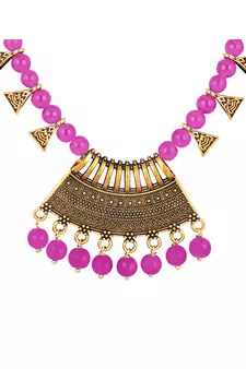 Pink necklace-sets