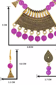 Pink necklace-sets