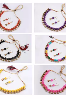 Multicolor necklace-sets