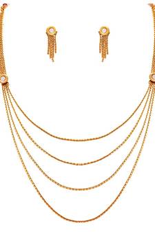 Gold necklace-sets