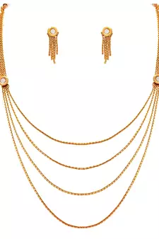 Gold necklace-sets