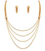 Gold necklace-sets