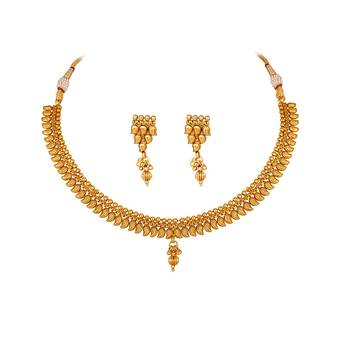 Gold necklace-sets 1
