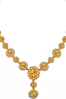 Gold necklaces