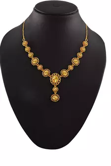 Gold necklaces
