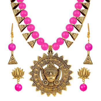 Pink necklace-sets 1