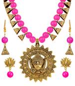 Pink necklace-sets