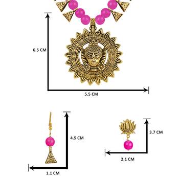 Pink necklace-sets 3