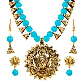 Blue necklace-sets 1