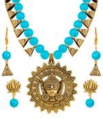 Blue necklace-sets
