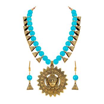 Blue necklace-sets 3