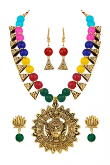 Multicolor necklace-sets