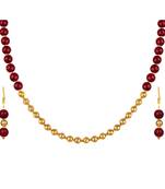 Red necklace-sets