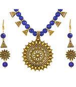 Blue necklace-sets