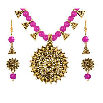 Pink necklace-sets 1