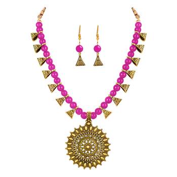 Pink necklace-sets 3