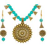 Blue necklace-sets