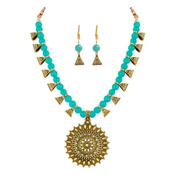 Blue necklace-sets 2