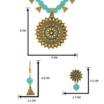 Blue necklace-sets 4