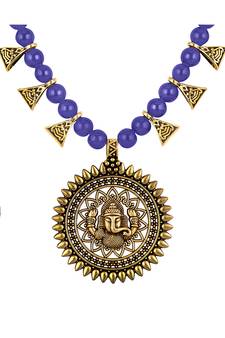 Blue necklace-sets