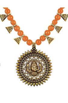 Orange necklace-sets