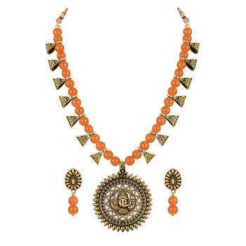 Orange necklace-sets 2
