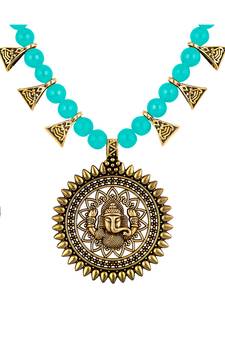 Blue necklace-sets