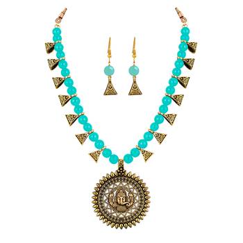 Blue necklace-sets 3