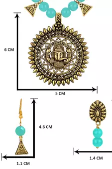 Blue necklace-sets