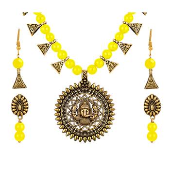 Yellow necklace-sets 1