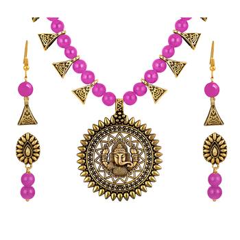 Pink necklace-sets 1