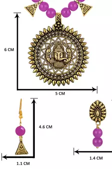 Pink necklace-sets