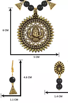 Black necklace-sets