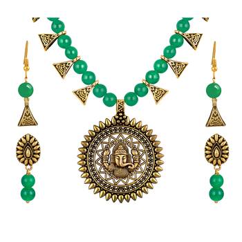 Green necklace-sets 1