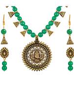 Green necklace-sets