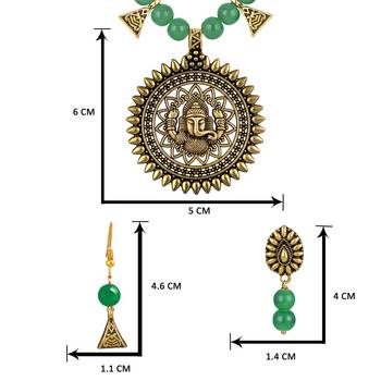 Green necklace-sets 4