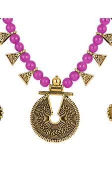 Pink necklace-sets
