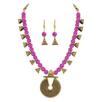 Pink necklace-sets 3