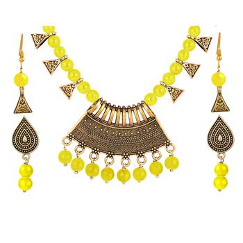 Yellow necklace-sets 1