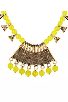 Yellow necklace-sets