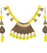 Yellow necklace-sets