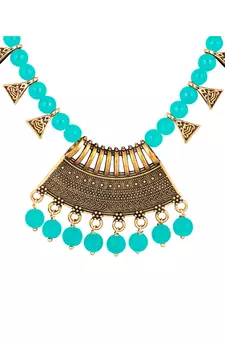 Blue necklace-sets