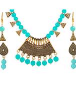 Blue necklace-sets