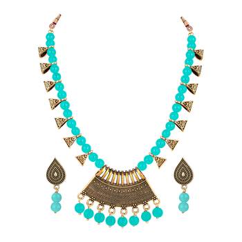 Blue necklace-sets 2