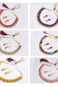 Multicolor necklace-sets